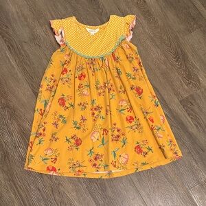 Matilda Jane Yellow Floral Kids Dress